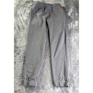Kenzo Tiger Patch Joggers Mens S Gray Pants Back Zip Pocket